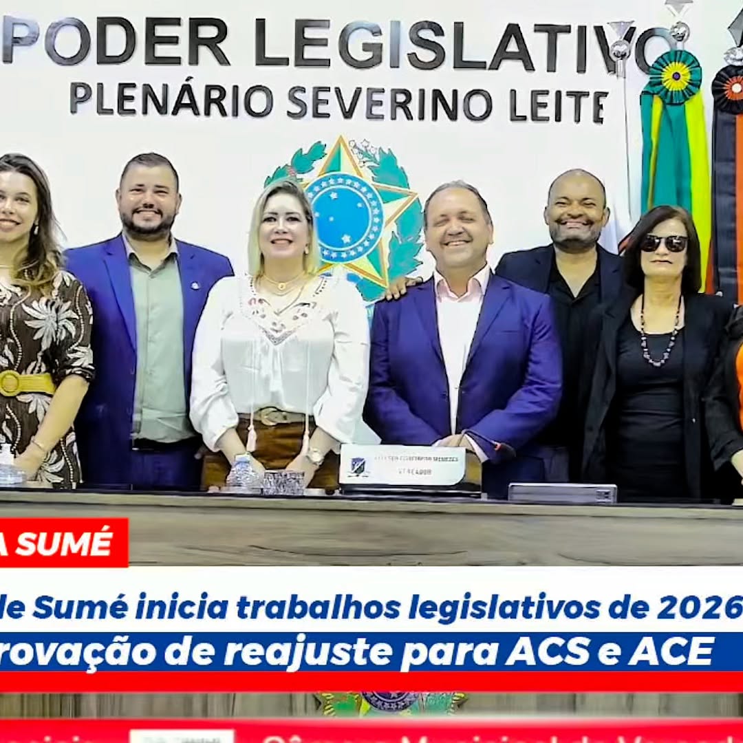 Câmara de Sumé inicia ano legislativo com primeira sessão ordinária